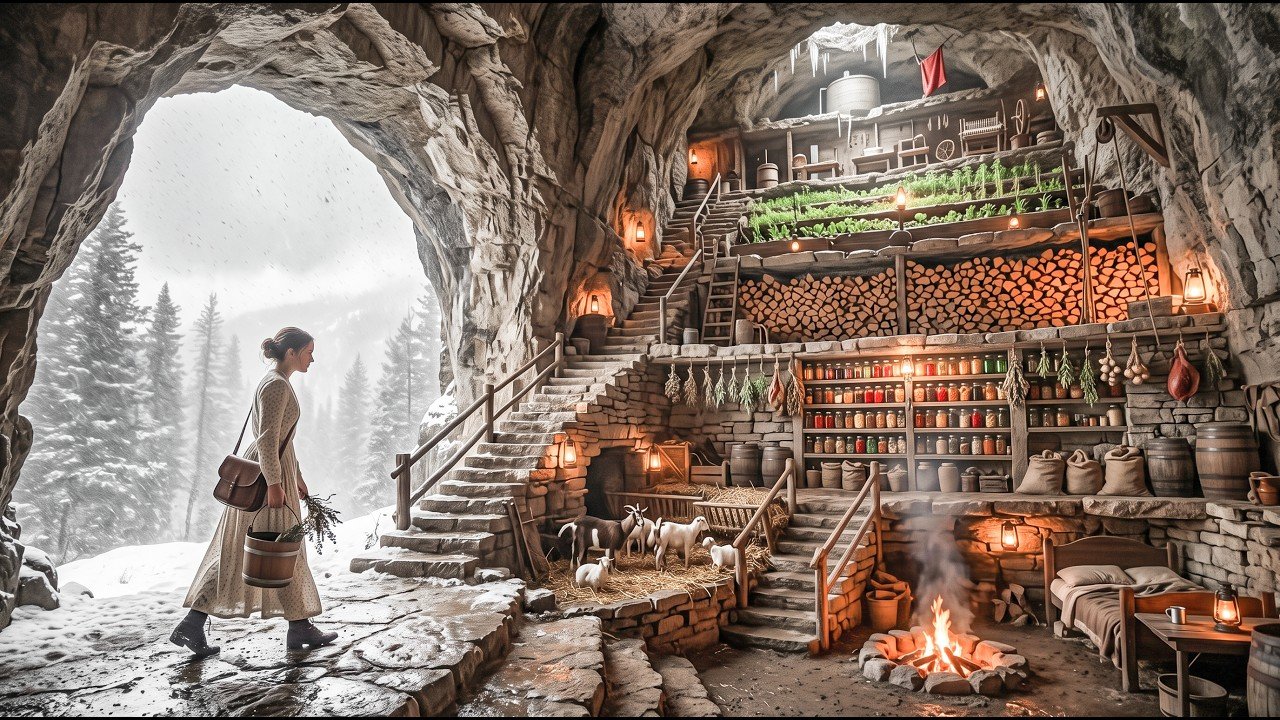 At 17 She Was Cast Out Before Winter — She Hid Food in a Cave, Then the Great Freeze Came